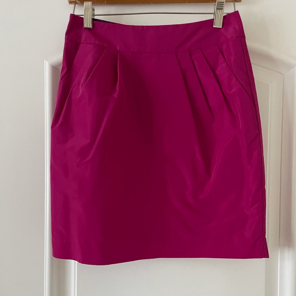 Hot pink skirt